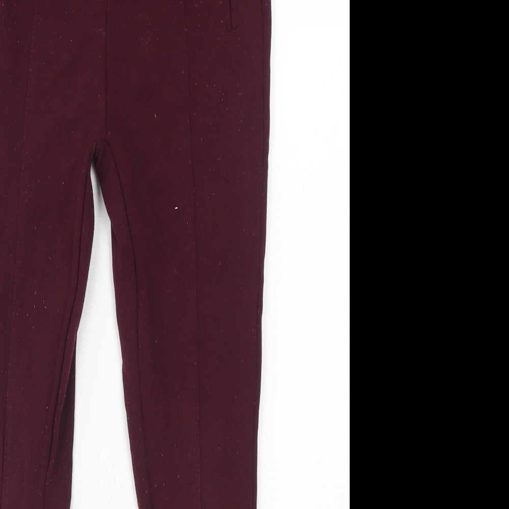Dunnes Stores Girls Purple  Viscose Dress Pants Trousers Size 7 Years  Regular  - Leggings