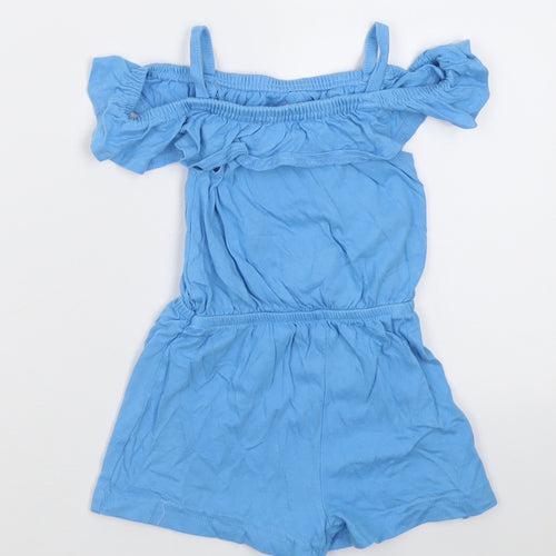 Studio Girls Blue  Cotton Playsuit One-Piece Size 2 Years  Pullover