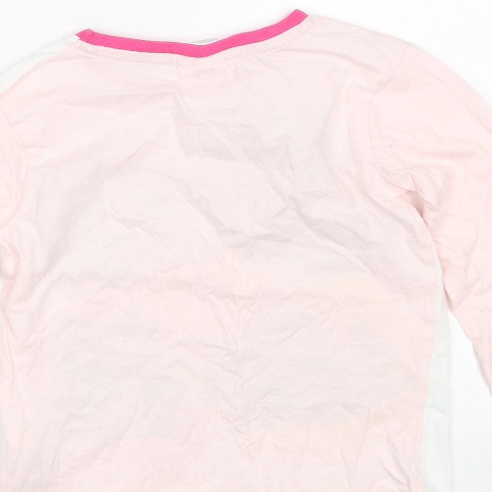 44 CATS Girls Pink  Cotton Top Pyjama Top Size 6-7 Years