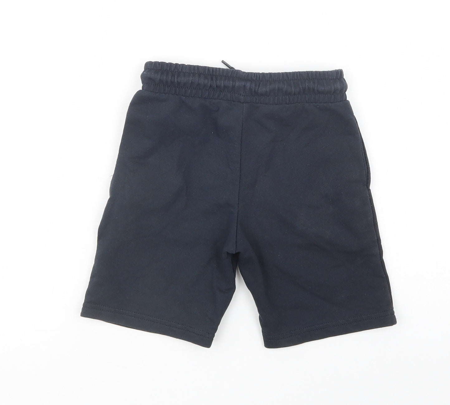 Dunnes Stores Boys Blue  Cotton Sweat Shorts Size 5-6 Years  Regular Drawstring