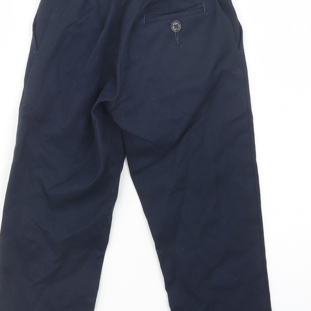 Dunnes Stores Boys Blue  Polyester Dress Pants Trousers Size 3-4 Years  Regular  - School Wear