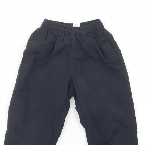 Dunnes Stores Boys Blue  Polyester Jogger Trousers Size 3-4 Years  Regular