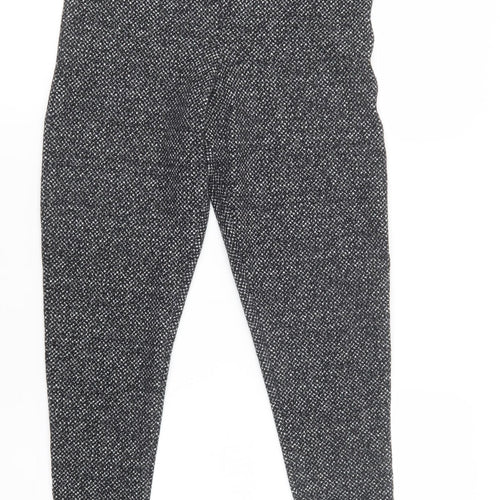 TU Womens Grey  Polyester Jegging Leggings Size 8 L29 in