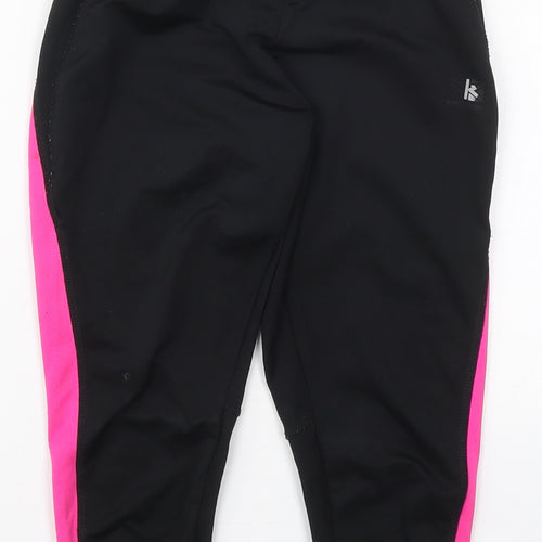 Karrimor Girls Black  Polyester Cropped Trousers Size 13 Years  Regular  - Pink