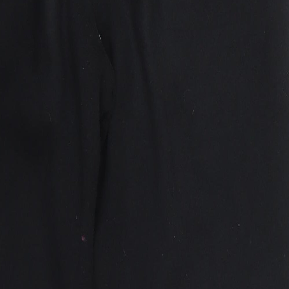 Hollister Mens Black  Cotton Sweatpants Trousers Size XS L27 in Regular Drawstring