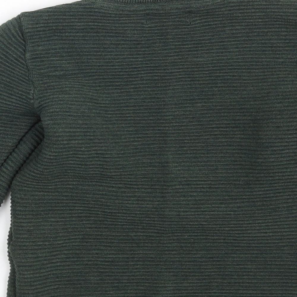 NEXT Boys Green Crew Neck  Cotton Pullover Jumper Size 5 Years