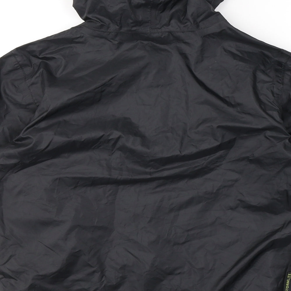 Gelert Boys Black   Rain Coat Coat Size 7-8 Years  Zip