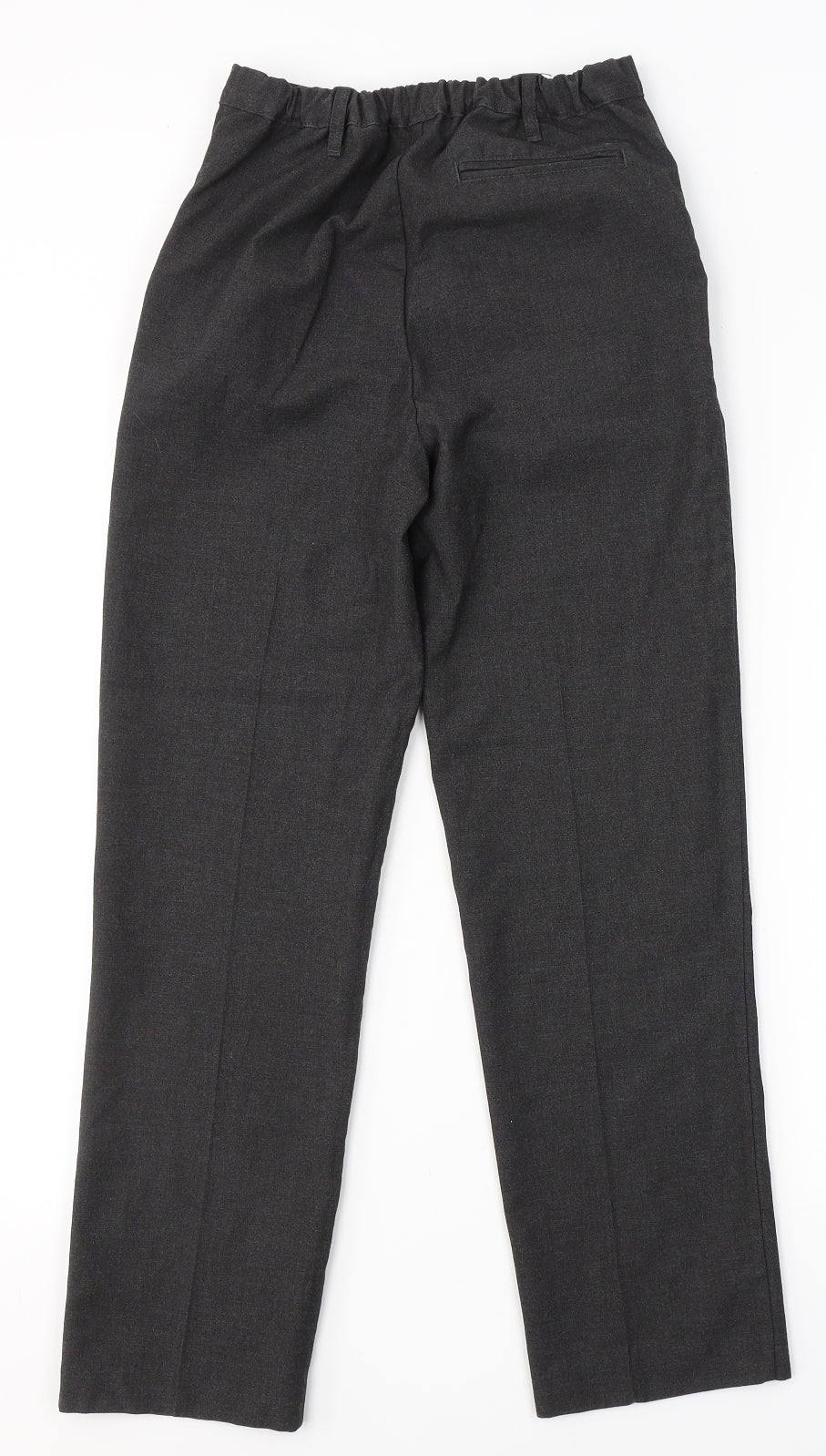 TU Boys Grey  Polyester Capri Trousers Size 12 Years  Regular Button