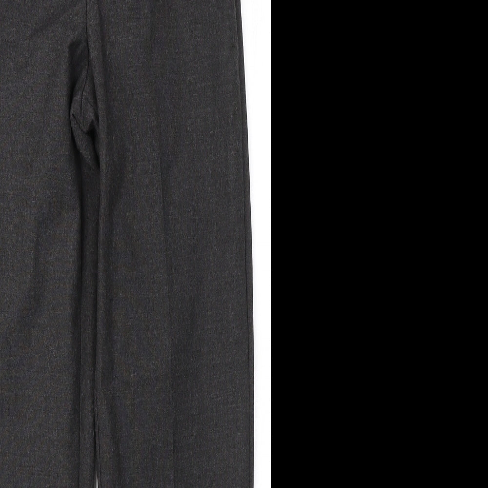 TU Boys Grey  Polyester Capri Trousers Size 12 Years  Regular Button