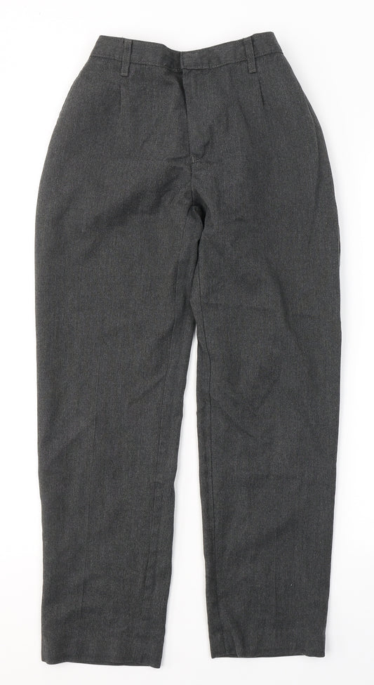 Dunnes Stores Boys Grey  Polyester Bloomer Trousers Size 11-12 Years  Regular Button