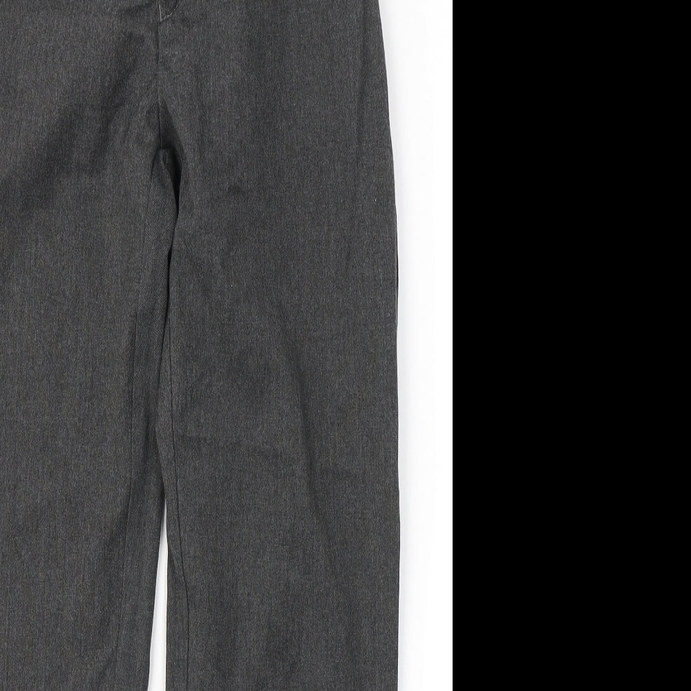 Dunnes Stores Boys Grey  Polyester Bloomer Trousers Size 11-12 Years  Regular Button