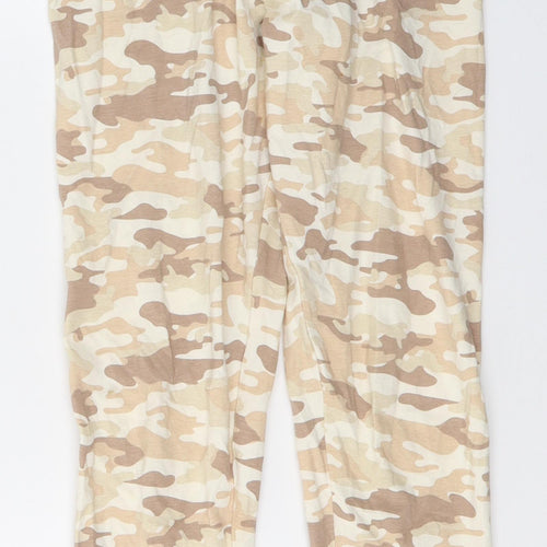 Candy Girls Beige Camouflage Cotton Jegging Trousers Size 12 Years  Regular
