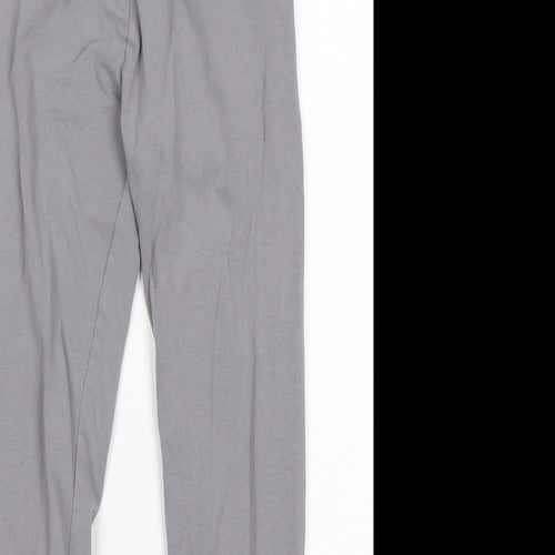 Primark Girls Grey  Cotton Sweatpants Trousers Size 9-10 Years  Regular  - Leggings