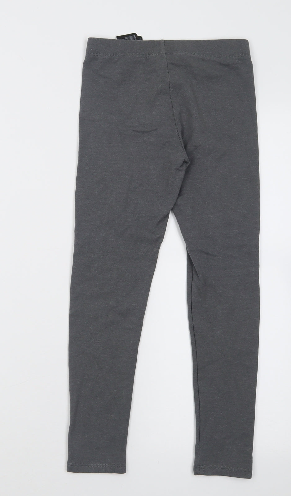 H&M Girls Grey  Cotton Capri Trousers Size 8-9 Years  Regular Pullover - Thick material