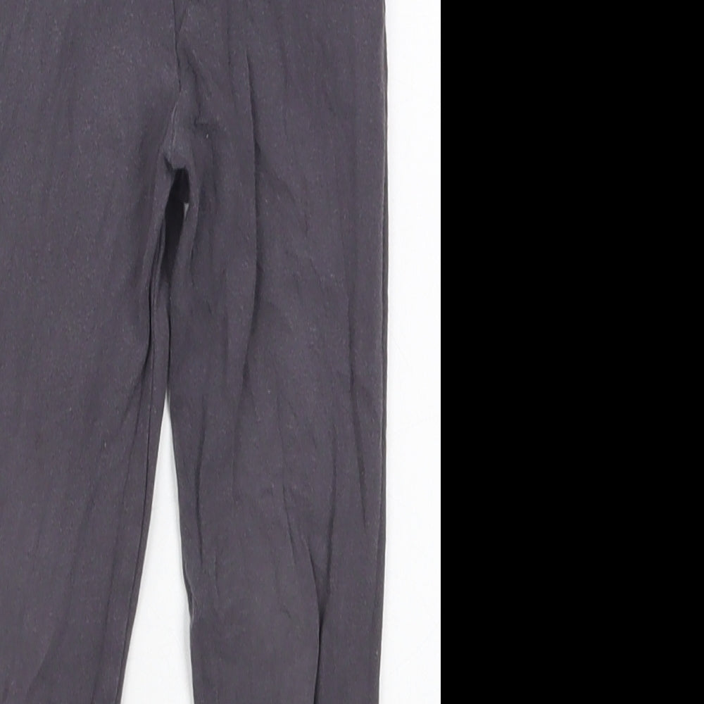 F&F Girls Grey  Cotton Carrot Trousers Size 3-4 Years  Regular