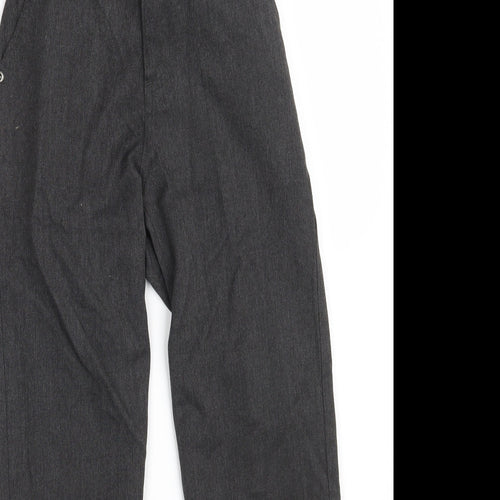 NEXT Boys Grey  Polyester Dress Pants Trousers Size 11 Years  Regular Zip - School Pants