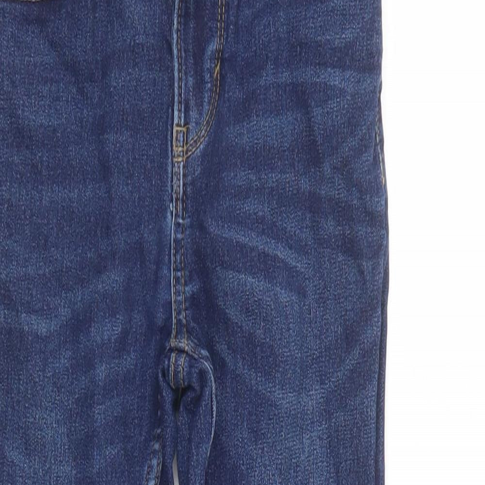 Matalan Girls Blue  Cotton Skinny Jeans Size 10 Years  Regular Button