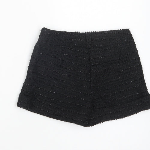 Dunnes Stores Girls Black  Polyester Sailor Shorts Size 4 Years  Regular Zip