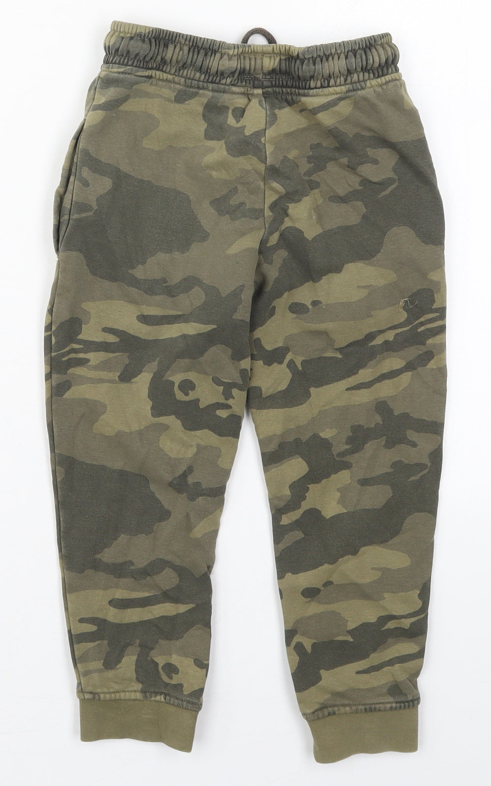 NEXT Boys Green Camouflage Cotton Sweatpants Trousers Size 5 Years  Regular Drawstring