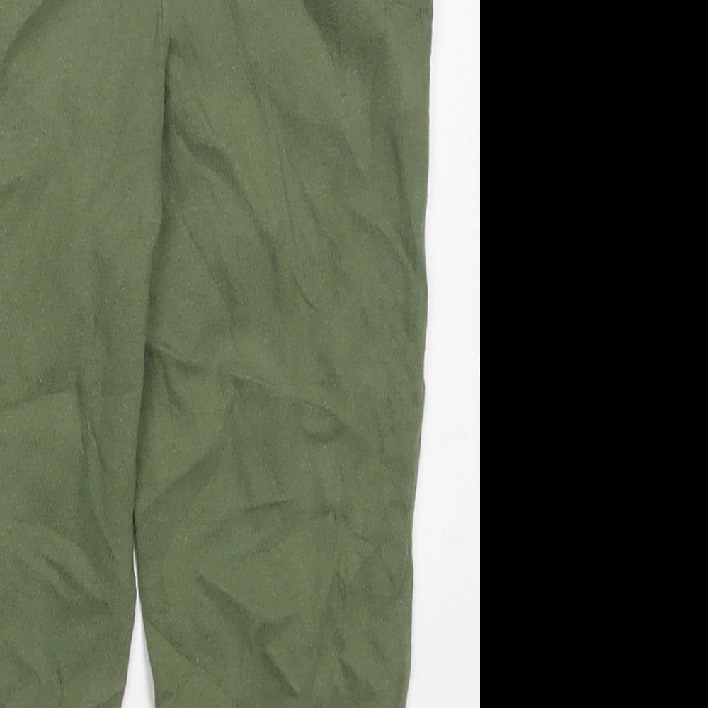 Gap Boys Green  Cotton Sweatpants Trousers Size 2 Years  Regular Drawstring