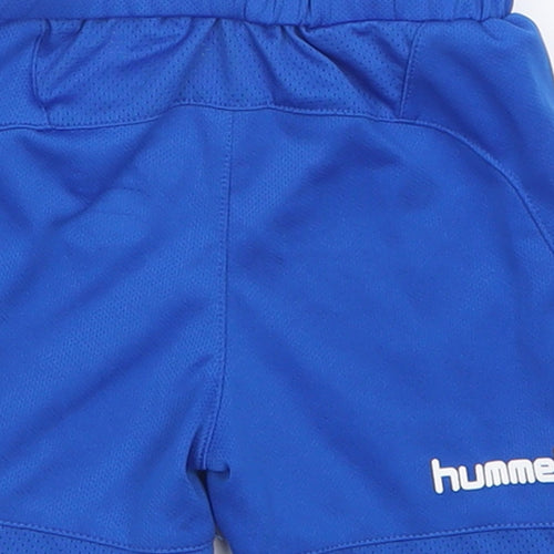 Hummel Boys Blue  Polyester Cropped Trousers Size 12-18 Months  Tie