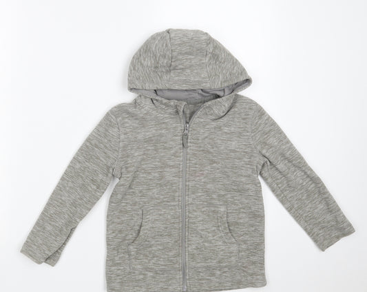 Dunnes Stores Girls Grey   Jacket  Size 5-6 Years  Zip
