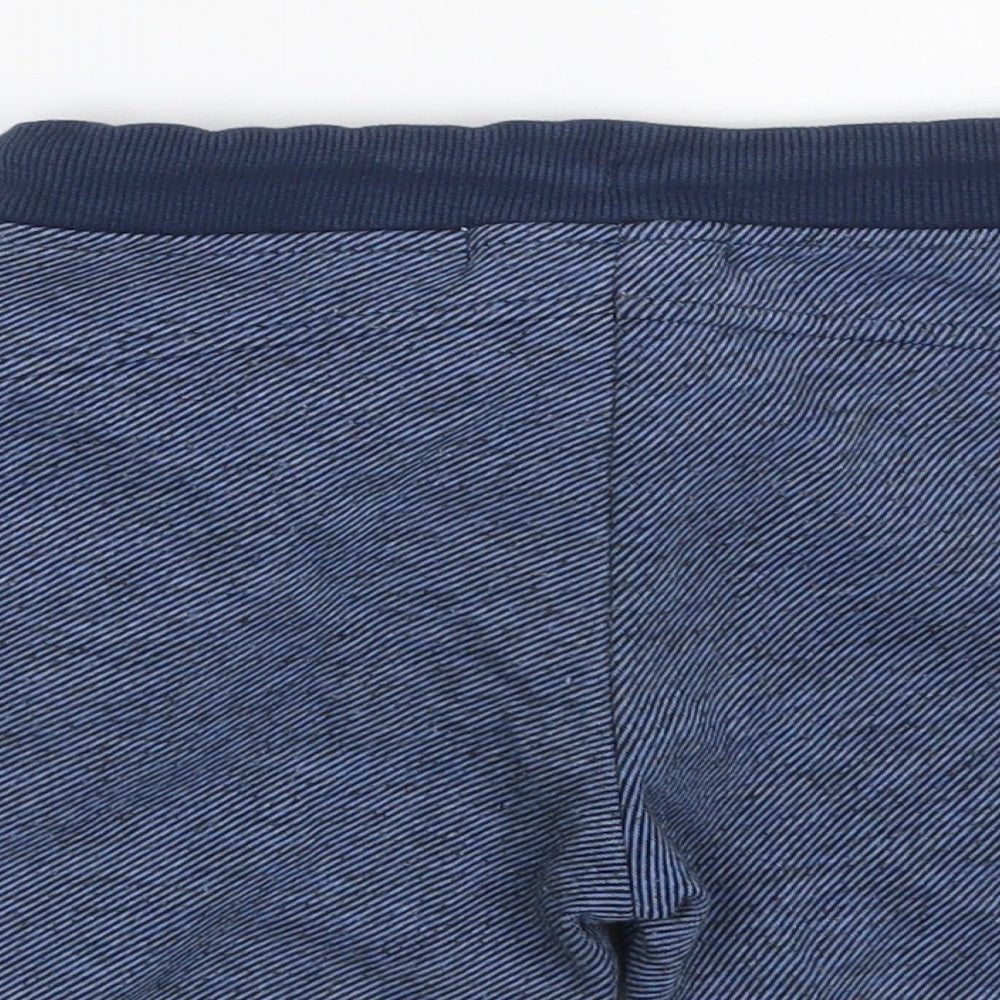 Boboli Boys Blue  Polyester Sweat Shorts Size 2 Years  Regular Drawstring