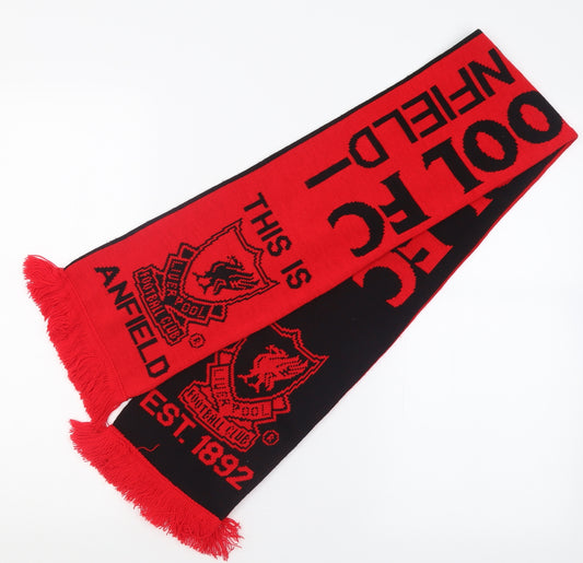 Liverpool FC Unisex Red  Acrylic Scarf  One Size   - Liverpool FC