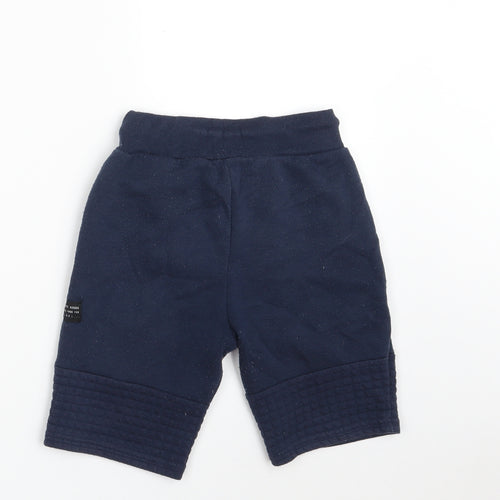 Primark Boys Blue  Cotton Sweat Shorts Size 6-7 Years  Regular