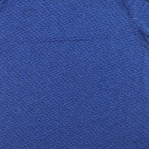 Dunnes Stores Mens Blue  Polyester Basic T-Shirt Size M Crew Neck