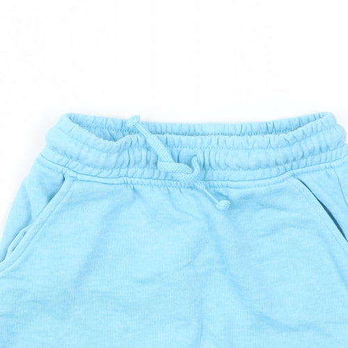 George Girls Blue  Polyester Sweat Shorts Size 2-3 Years  Regular Drawstring