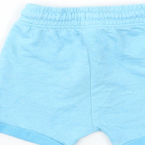 George Girls Blue  Polyester Sweat Shorts Size 2-3 Years  Regular Drawstring