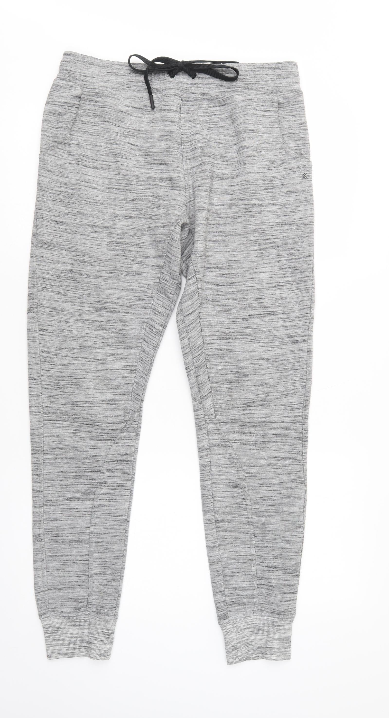 Kyodan Mens Grey Cotton Jogger Trousers Size M L30 in Regular Drawstri –  Preworn Ltd