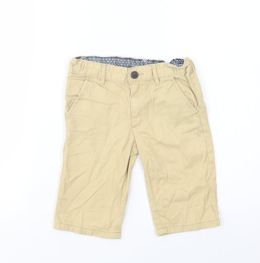 Pep & Co Boys Beige  Cotton Chino Shorts Size 5-6 Years  Regular