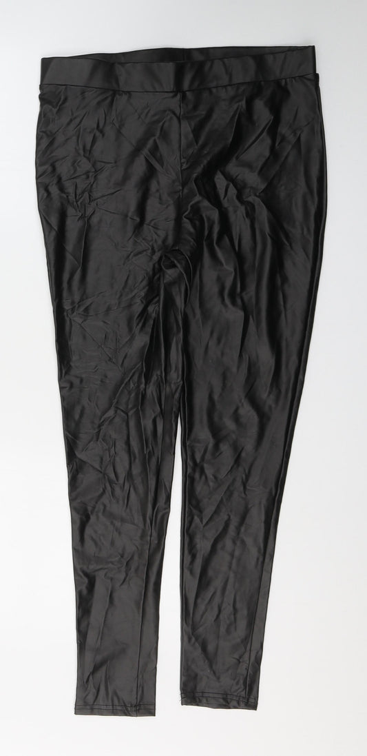 Primark Womens Black  Polyester Jegging Leggings Size M L26 in