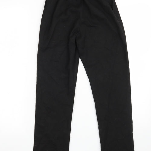 George Boys Black  Polyester Dress Pants Trousers Size 11-12 Years  Regular Zip