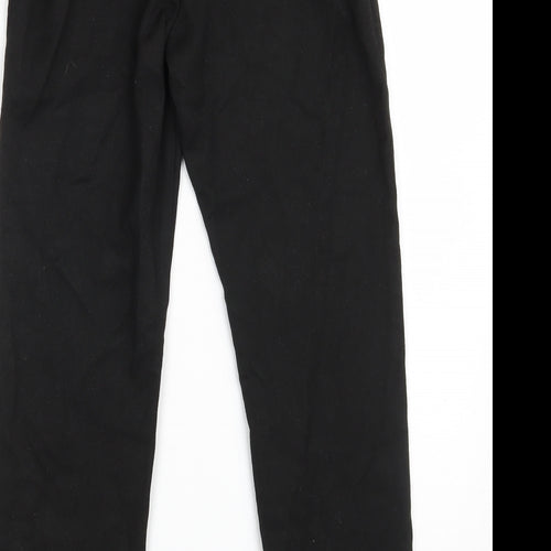 George Boys Black  Polyester Dress Pants Trousers Size 11-12 Years  Regular Zip