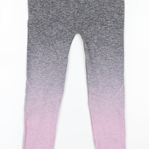 Primark Girls Grey  Nylon Capri Trousers Size 9-10 Years  Regular