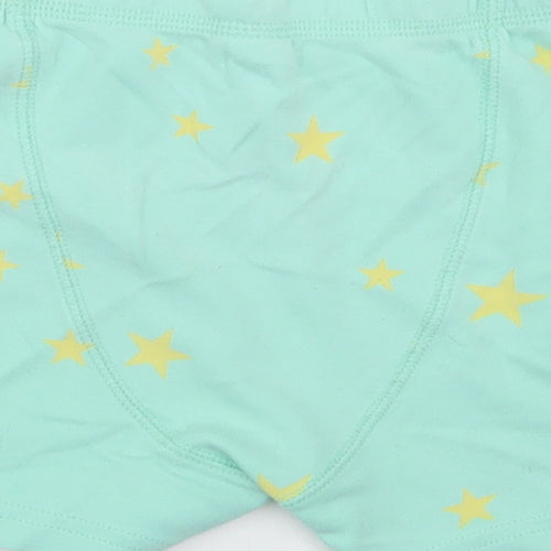 NEXT Girls Blue Geometric Cotton Sweat Shorts Size 6-7 Years  Regular  - Star Print