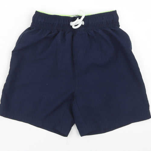 Matalan Boys Blue  Polyester Sweat Shorts Size 8-9 Years  Regular Drawstring - Board Shorts