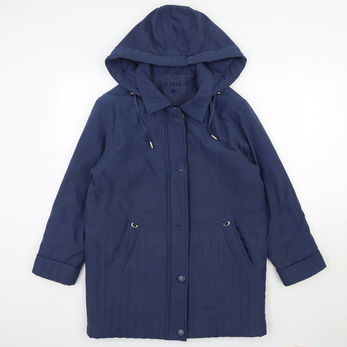 Astraka Womens Blue   Jacket Coat Size S  Zip
