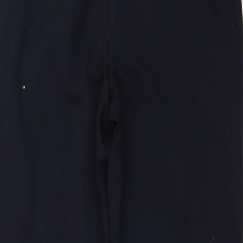 Brook Taverner Mens Blue  Polyester Trousers  Size 36 in L32 in Regular Zip
