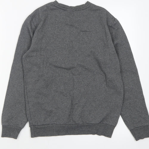 Destination Boys Grey  Cotton  Sweatshirt Size 11-12 Years  Pullover - play hard
