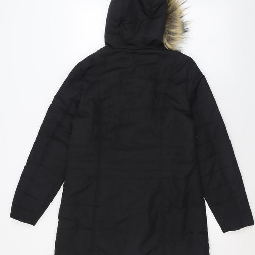 Centigrade Womens Black   Parka Coat Size XS  Zip