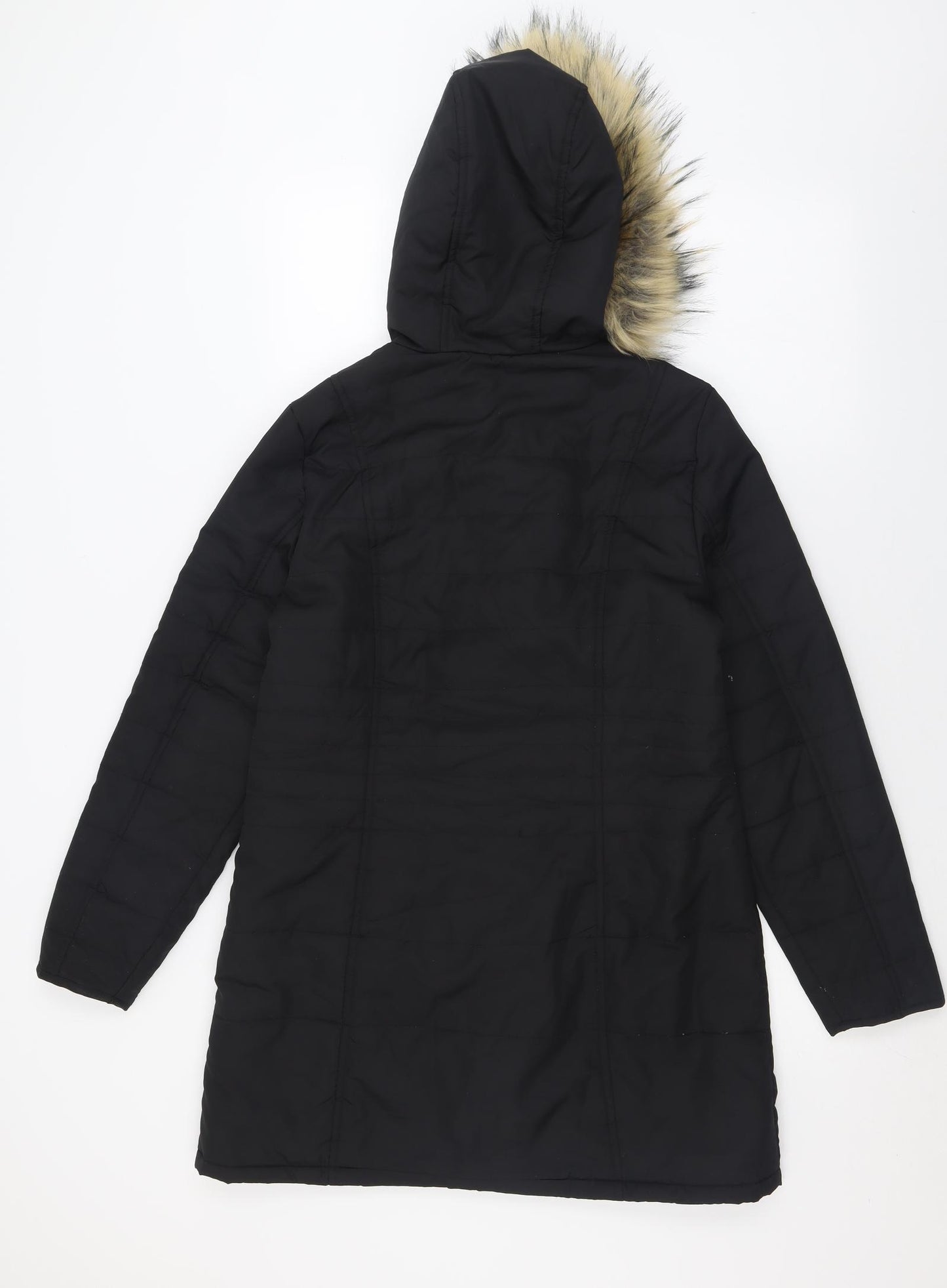 Centigrade Womens Black   Parka Coat Size XS  Zip