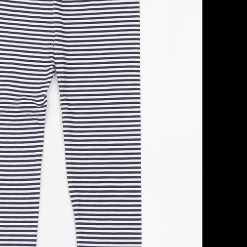 First Impressions Girls Blue Striped Cotton Jogger Leggings Size 24 Months  Pullover - Leggings