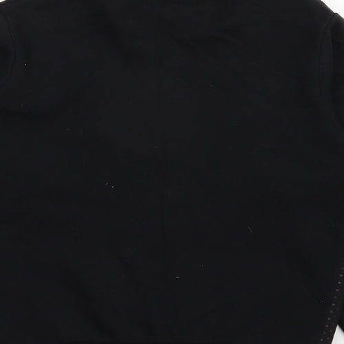 Minoti Boys Black  Cotton Full Zip Sweatshirt Size 10-11 Years  Zip