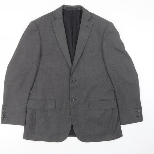 Marks and Spencer Mens Grey   Jacket Blazer Size 40  Button