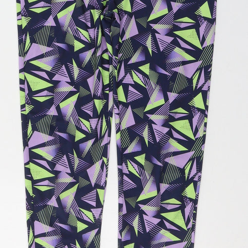 Dunnes Stores Girls Multicoloured Geometric Polyester Jegging Trousers Size 10-11 Years  Regular Pullover