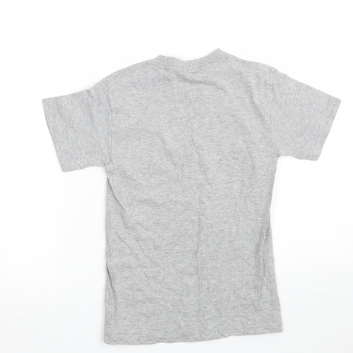 Delta Girls Grey  Cotton Pullover T-Shirt Size M Crew Neck  - Let the Sun Shine- Newyork